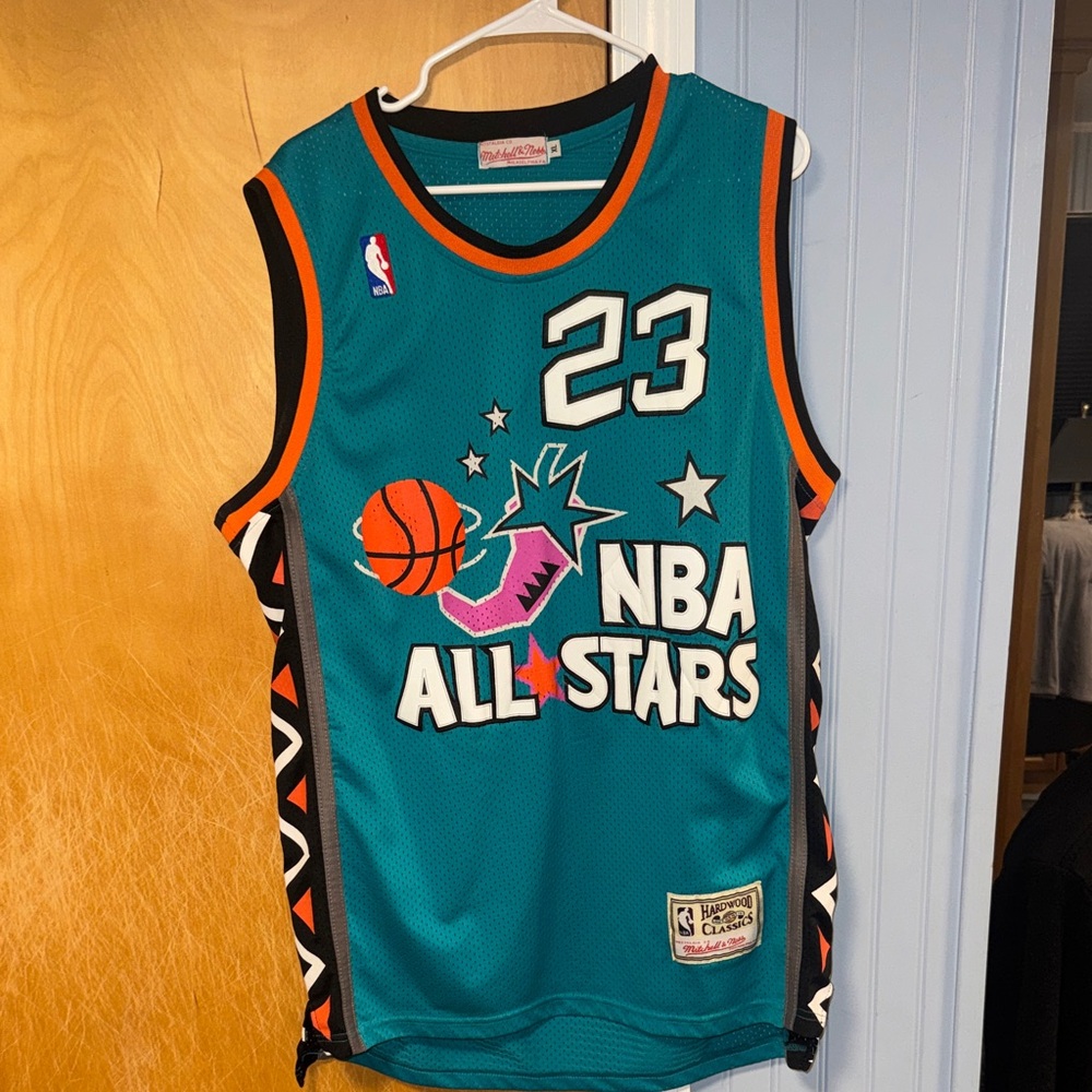 Mitchell & Ness Teal Michael Jordan 1995NBA All Star Jersey